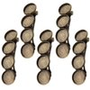 EXCEART Snap Hair Clips 5 Pcs Bronze Hair Clip Round Settings Blank Hairgrip Base Trays Bobby Hair Barrette Bezel Holder For DIY Headdress Jewelry Making Accessories 12mm Metal Hair Clips