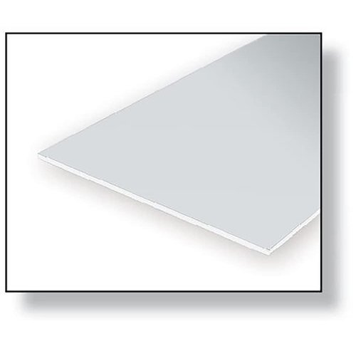Evergreen 9080 – 150 x 300 x 2.00 mm Polystyrene Plate, Set of 1, White