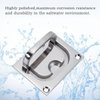 Boat Pull Flush Lift Ring,Marine Grade 316 Stainless Steel Flush Lifting,Boat Deck Hatches Handle,Trap Door Latch,pack of 2,Include Installation Screws