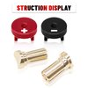 OGRC 4Pcs 4mm and 5mm Heatsink Bullet Plug Connectors Grips for 1/10 RC Car Truck Battery