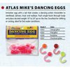 Atlas Mike's Bag of Dancing Salmon Fishing Bait Eggs (Pack of 10), Yellow