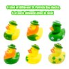 27 PCS St. Patrick's Day Rubber Ducks,Baby Showers Accessories,Mini 2.16" Duckies Bath Toys for Kids St. Patrick's Day Party Favors,Gift Exchange (St. Patrick's)