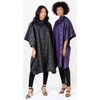 Betty Dain Bleach-proof All Purpose Styling Cape, Material Defends Against Bleach Stains, Color Proof, Chemical Proof, Waterproof, Lightweight Embossed Nylon, Purple