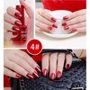 Hacaus 6 Colors Metallic Nail Polish Mirror Nail Polish Reflective Manicure Mirror Effect Glossy Nail Lacquer Nail Art Set 18ML