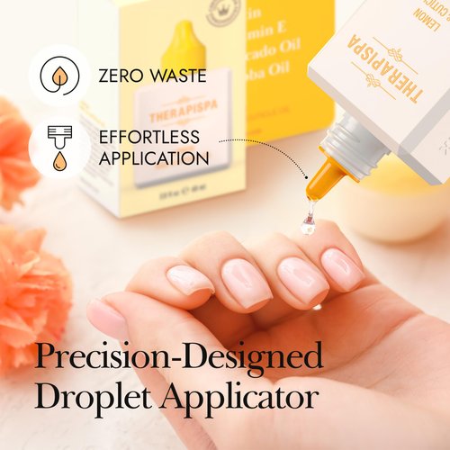 THERAPISPA Professional Nail & Cuticle Oil with Avocado Oil, Jojoba Oil, Biotin (B7), and Vitamin E to Protect, Strengthen, and Hydrate Nails & Cuticles (Olive, 2.0 fl oz)