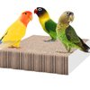 KATUMO Bird Toys, 7.8 Inch Paper Parakeet Shredding Chewing Toys Parrot Perch Platform Conure Foraging Toys for Budgie Cockatiel Lovebird Small Birds