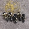 3D Mixed Sizes Nail Art Studs Gold Silver Mini Metal Caviar Nails Beads Ball Nail Rivets Jewelry for Women Girls Manicure Nails Supplies DIY Crafts Decorations…