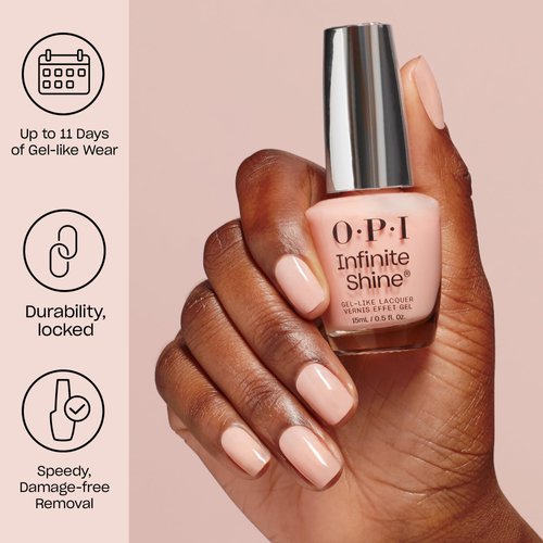 OPI Infinite Shine Raisin the Bar | Opaque Dark Red Crème Long Wear Gel Like Nail Polish | Vegan, Long Lasting, Streak Free