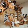 158 PCS Cow Balloons Arch Garland Kit Cow Party Decorations for Baby Shower Birthday Farm Western Theme Party Supplies Decorations