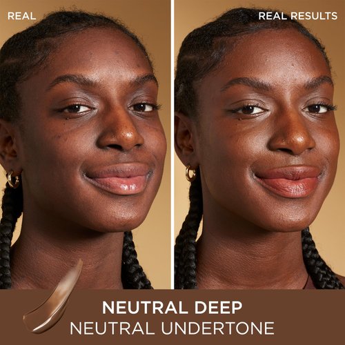 IT Cosmetics CC+ Nude Glow Lightweight Foundation + Glow Serum with SPF 40 - With Niacinamide, Hyaluronic Acid & Green Tea Extract - Neutral Deep - 1.08 fl oz