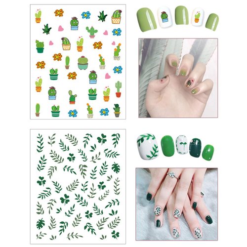 HAIIDOAK 16 Sheets Nail Stickers with Tweezer, Self-Adhesive 3D Nail Decals for Women, Kids, and Little Girls - Manicure Accessories Set for Stylish Nails