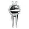GRAPHICS & MORE Subdued American USA Flag Black White Military Tactical Golf Divot Repair Tool and Ball Marker