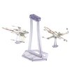 BrickVisions Display Stand for LEGO 9493 75273 75301 75102 75218 X-wing Starfighter, 75347 TIE Bomber, 75316 Mandalorian Starfighter Kit, Angle Display, Plastic Transparent Display Stand only.