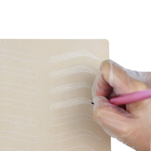 50pcs Microblading needles 18U NANO 0.16mm Blade Semi Permanent Makeup Eyebrow Tattoo Needles for Microblading Eyebrow Tattoo Manual Pen (18U-50pcs)