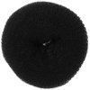 Diane Jumbo Hair Donut, Black, 5.5"