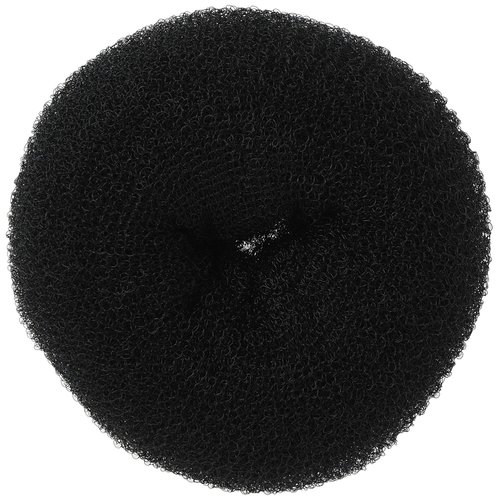 Diane Jumbo Hair Donut, Black, 5.5"