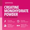 Creatine for Women With Micronized Creatine Monohydrate Powder for Post Workout Recovery Powder - Creatine for Women Booty Gain - 3g Unflavored, Non-GMO, Vegan Creatine Powder for Woman - 100 Servings
