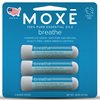 MOXE Breathe | Himalayan Salt Inhaler | Help Clear Congestion, Boost Focus and Improve Breathing | Natural Aromatherapy | Peppermint, Lavender and Tee Tree Essential Oil (3 Pack)