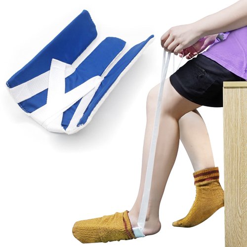 Homymusy Sock Aid,Soft Sock Aid Device for Elderly, Disabled,Pregnancy Hip,Knee or Back Injuries