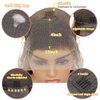 WOWQUEEN Ombre Lace Front Wig Human Hair 4/27 Highlight Honey Blonde 13x4 HD Transparent Lace Front Wigs Human Hair Pre Plucked Colored Glueless Body Wave Frontal Wigs for Women 180% Density 24 Inch