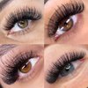 EMEDA 180 Fans Premade Fans Eyelash Extensions Pointy Base Thin Base 8D Stable C Curl Premade Lash Extensions Fans Pre Fanned Volume Lash Extensions (8D 0.07 C Mix 8-14mm)