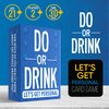 Do or Drink Let's Get Personal - Conversation Cards for Adults - 250 Cards to Get to Know Your Friends Better - Fun Drinking Game for Adults and Conversation Starter Cards for Game Night