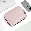 BELALIFE Portable Travel Cable Organizer Bag, Tech Storage Bag for Cord, Charger, Phone, Earphone, Hard Drive, USB, SD Card and Electronic Accessories, Pink