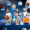 12PCS Solar System Table Centerpiece Decorations, Space Themed Honeycomb Party Decorations, Outer Space Party Table Topper Decorations for Kids Birthday Party Decorations Baby Shower Supplies