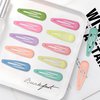 Cptots Small Hair Barrettes For Women No Slips Metal Snap Hair Clips For Thin Hair And Fine Hair,Candy Colors,20 PCS,1.97 x 0.5 Inches