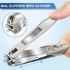 Toenail Clippers for Seniors - Stocking Stuffers for Men Women Nails Cutter Ultra Sharp, Christmas Xmas Gifts for Men Dad 16mm Nail Clippers for Men