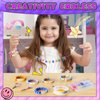 Decorate Your Own Water Bottle Kits for Girls Age 4-12, Unicorn Toys for Girls Age 4-6 Painting Crafts Kit, Clay Beads Bracelet Making Kit, Birthday Gifts Toys for Ages 6-12 (Unicorn)