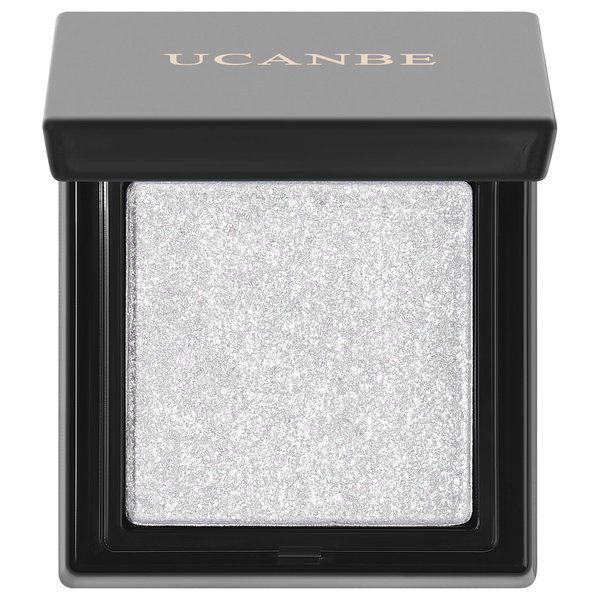 UCANBE Moonlight Single Eyeshadow Palette, Highly Pigmented Glitter Eye Shadow Powder, Professional Long-Lasting Waterproof Makeup Palette