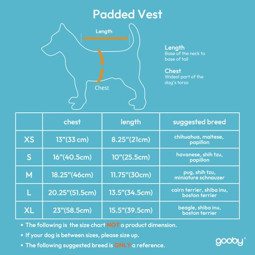 Gooby Padded Vest Dog Jacket - Green, X-Small - Warm Zip Up Dog Vest Fleece Jacket with Dual D Ring Leash - Winter Water Resistant Small Dog Sweater - Dog Clothes for Small Dogs Boy and Medium Dogs