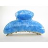 Generic Bright blue marbled hair claw clip for thick hair