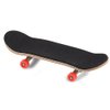 1Pc Maple Wooden Alloy Fingerboard Finger Skateboards Mini Fingerboard with Soft Pad Bearing Wheels and Box Reduce Pressure Kids Gifts(Red)