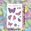 Ooopsiun Glitter Butterfly Temporary Tattoos for Girls -12 Sheets Butterfly Party Favors Decorations for Kids Women