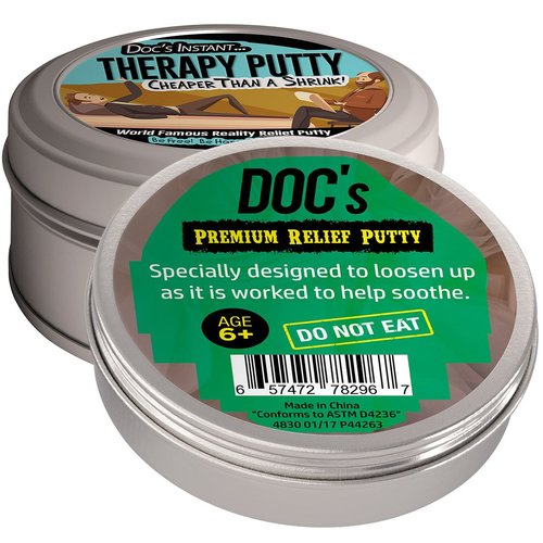 Instant Therapy Putty - Stress Relief Instant Therapy Gifts Funny Gag Gifts for Friends BFF Gifts Stocking Stuffers for Men and Women Secret Santa Gifts for Men and Women Weird Gifts Cheap Therapy