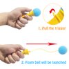 Dshengoo 24 Pcs Ice Cream Shooters,4 Inch Ice Cream Foam Ball Launcher,Mini Ice Cream Cone Shooter Toys for Kids and Children,Carnival Prize,Party Favors