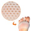 Hoogoo Toe Pads Ball of Toe Cushions Metatarsal Pads Ball of Foot Pads Mortons Neuroma Callus Metatarsal Foot Pain Relief Bunion Forefoot Cushioning Relief Women