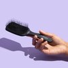 Ergo Super Gentle Mini Paddle Brush for Blow Drying - Hair Brushes for Women with Thick or Thin Hair - Dual Hairbrush for Women - Detangler Hair Brush - Gently Detangles Curly or Wet Hair - ERG750