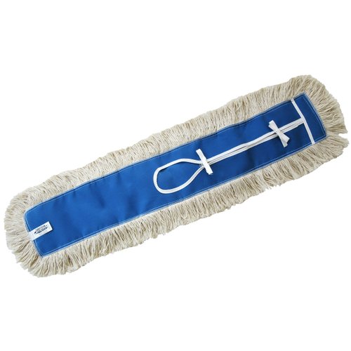 36" Industrial Strength Washable Cotton Dust Mop Refill, Replacement Head for Home & Commercial Use, Fits 36 Inch Frame, Cleans Hardwood, Laminate, Concrete, or Other Floor Systems (36")