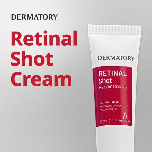 DERMATORY Retinal Shot Firming & Repair Cream | Pore-Tightening, Smoothing, Replenishing, Moisturizing