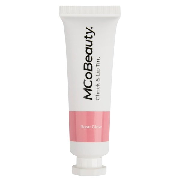 MCoBeauty Cheek & Lip Tint, Rose Glow, Vibrant Pop of Color for Cheeks and Lips, Vegan, Cruelty Free Cosmetics