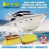 STAR BRITE Extend-A-Brush Premium Soft Wash 8" Synthetic Wood Block Brush Head - Versatile Cleaning for Boats, RVs & More - Available in Soft, Medium & Stiff Textures (Yellow, Soft )
