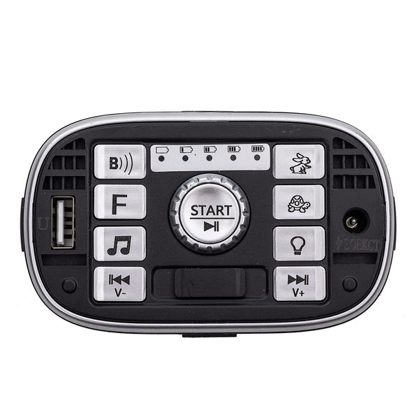 12V Children's Electric Vehicle 303 Power Supply Central Control Switch Multi-Function Bluetooth Connection Music Power Display Center Panel Electric Toy Car Replacement Parts