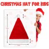 tgosomt Santa Hat, Light up Christmas Hat, Santa Hat with LED Lights, Flashing Santa Hat for Adults & kids Christmas Gifts