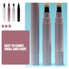 DOITOOL 4pcs Blush Dispenser Pen Cream Blusher Makeup Lipstick Small Empty Tube Empty Bottle Refillable Bottles Empty Makeup Tube Lip Sample Container Lip Tint Travel Lip Gloss Make up Pp