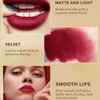 HWSHQY OO Dual Ended Lip Makeup,2-in-1 Matte Liquid Lipstick Lip Gloss,Long Lasting Smudge Proof Lip Stain,Silky Smooth Lip Glosses,Creamy Velvet Lipcolor Lip Makeup,03