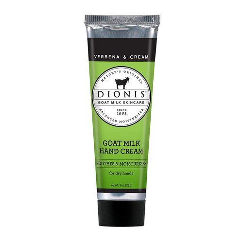 Dionis - Goat Milk Skincare Verbena and Cream Scented Hand Cream (1 oz) - Made in the USA - Cruelty-free and Paraben-free