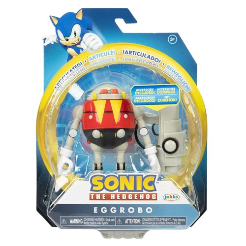 Sonic The Hedgehog 4" Articulated Action Figure Collection (Choose Figure) (Eggrobo with Blaster)